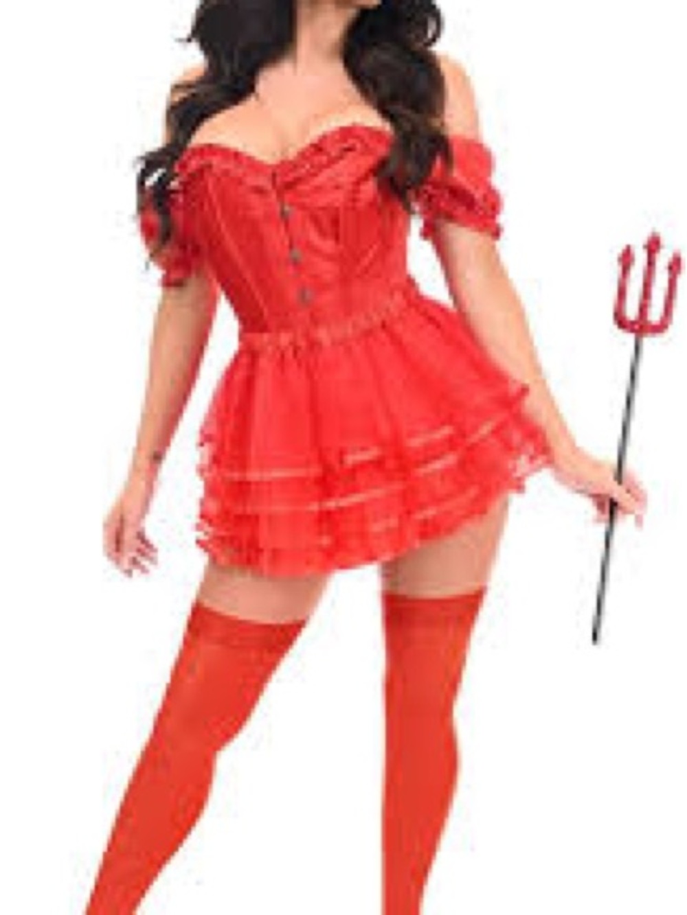 Brand New Daisy Corsets Red Devil costume (2xl)